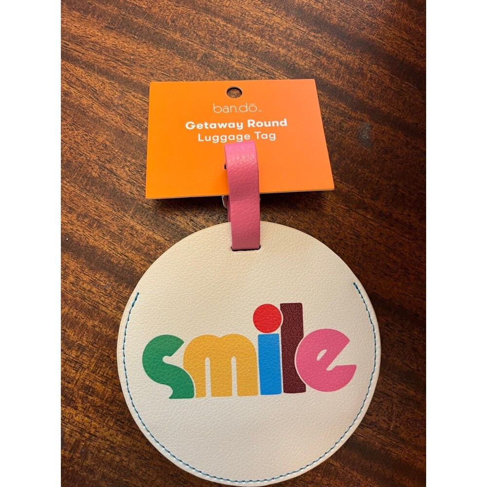 Ban.do luggage tag smile